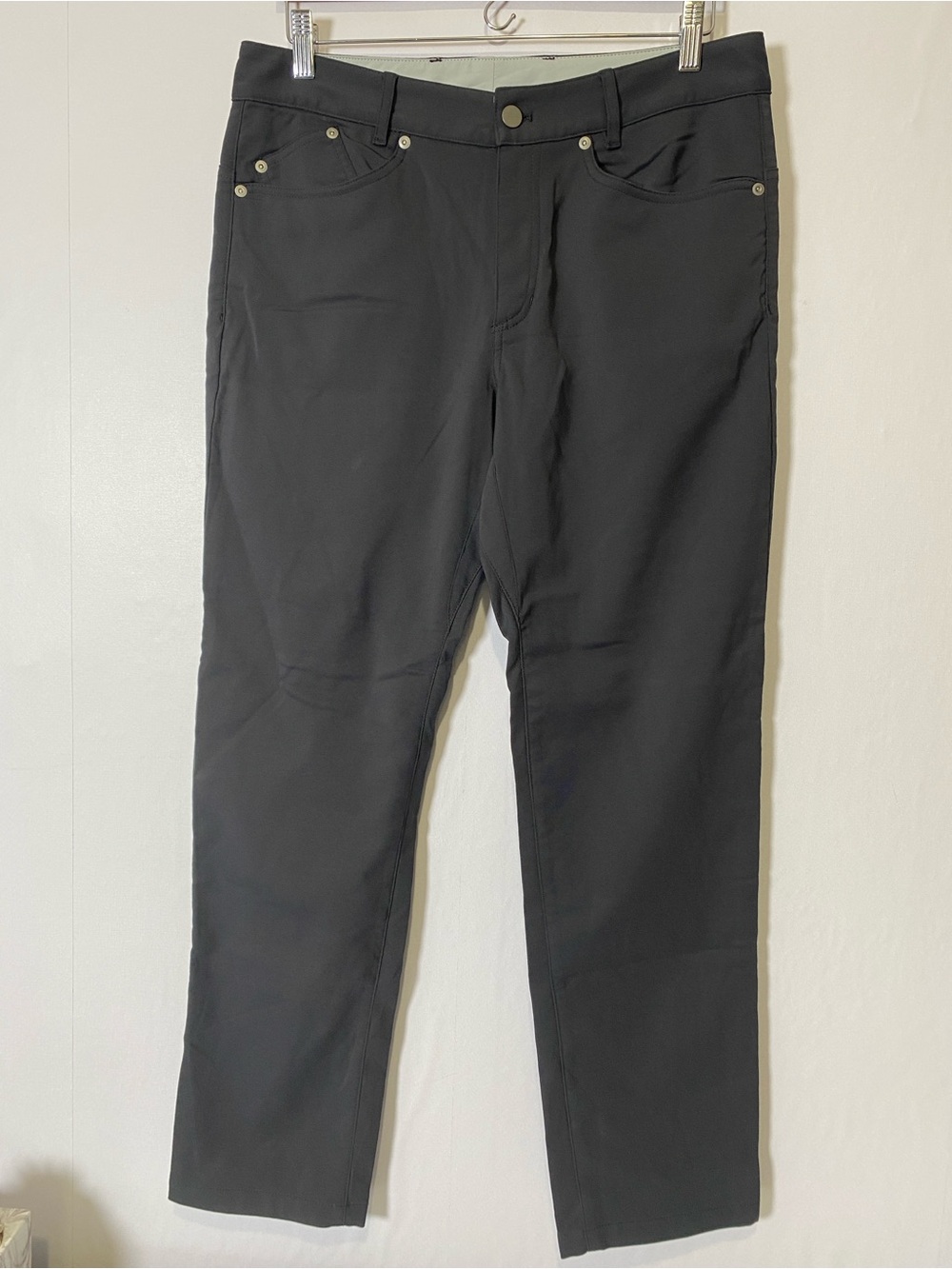 Outlier Pants Mens 33 Gray Swiss Tech Performance Double Weave Slim Dungarees